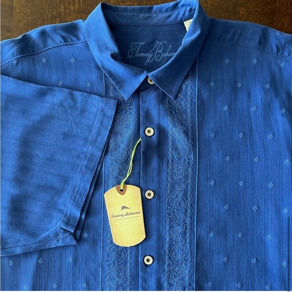 Tommy Bahama silk wai-tiki ss shirt - Picture 8 of 12